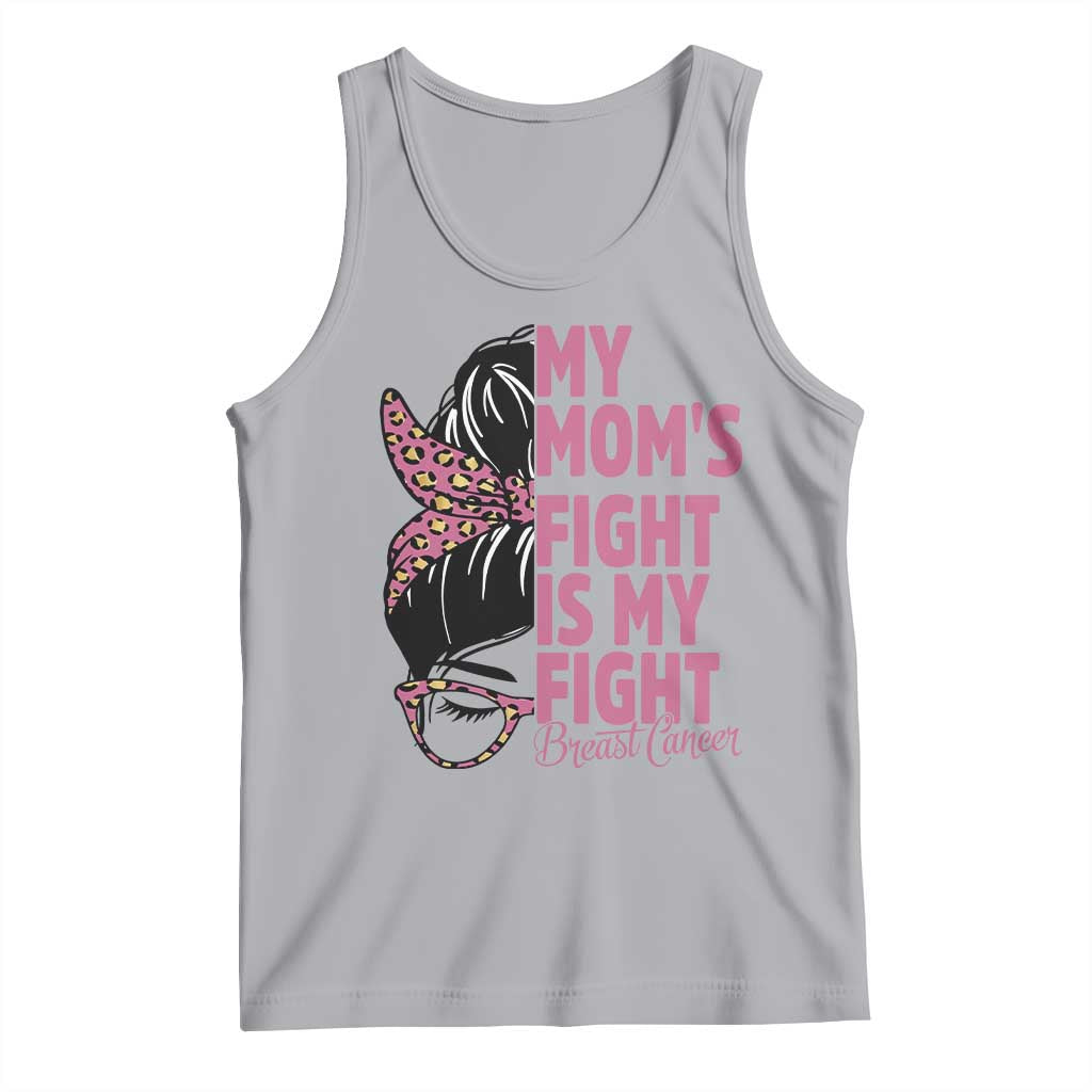 Breast Cancer Support Tank Top My Moms Fight My Fight TS12 Athletic Heather Print Your Wear