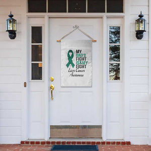 Liver Cancer Support Warrior Gift Garden Flag My Dad Fight My Fight TS12 Print Your Wear