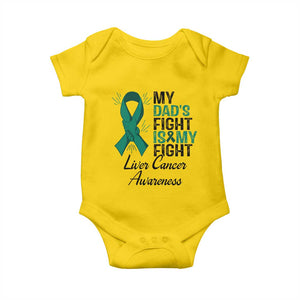 Liver Cancer Support Warrior Gift Baby Onesie My Dad Fight My Fight TS12 Daisy Print Your Wear
