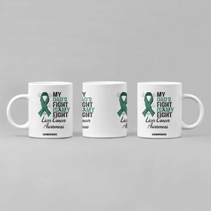 Liver Cancer Support Warrior Gift Coffee Mug My Dad Fight My Fight TS12 Print Your Wear