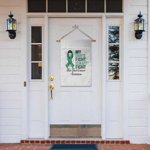 Cholangiocarcinoma Support Warrior Gift Garden Flag My Dad Fight My Fight TS12 Print Your Wear