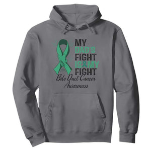 Cholangiocarcinoma Support Warrior Gift Hoodie My Dad Fight My Fight TS12 Charcoal Print Your Wear
