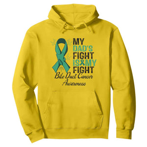 Cholangiocarcinoma Support Warrior Gift Hoodie My Dad Fight My Fight TS12 Daisy Print Your Wear