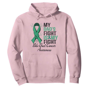 Cholangiocarcinoma Support Warrior Gift Hoodie My Dad Fight My Fight TS12 Light Pink Print Your Wear