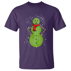 Christmas Snowman T Shirt Funny Angry Snowmen TS12 Purple Print Your Wear