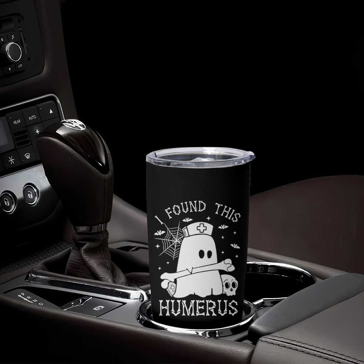 Cute Halloween Nurse I Found This Humerus Ghost Bone Pun Tumbler Cup TS12 Print Your Wear