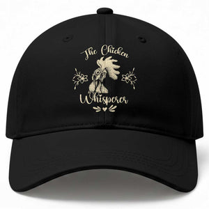 Funny Chicken Lover Gift Baseball Cap The Chicken Whisperer TS12 Print Your Wear