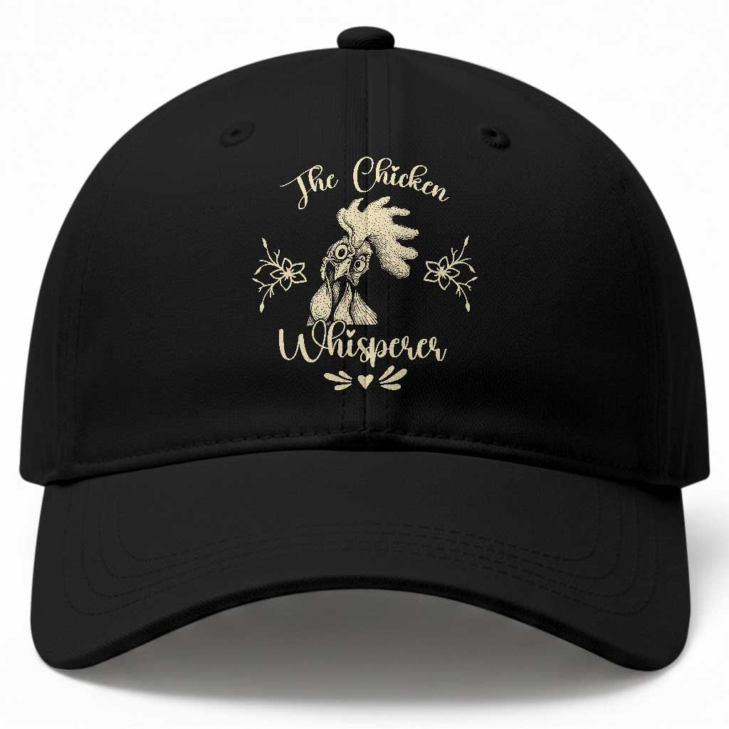 Funny Chicken Lover Gift Baseball Cap The Chicken Whisperer TS12 Print Your Wear