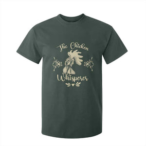 Funny Chicken Lover Gift T Shirt For Kid The Chicken Whisperer TS12 Dark Forest Green Print Your Wear