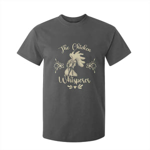 Funny Chicken Lover Gift T Shirt For Kid The Chicken Whisperer TS12 Dark Heather Print Your Wear