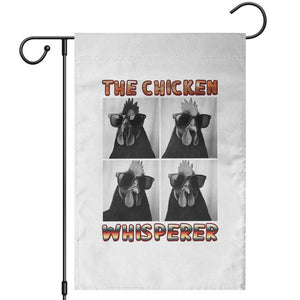 Funny Farm Animal Gift Garden Flag The Chicken Whisperer TS12 White Print Your Wear