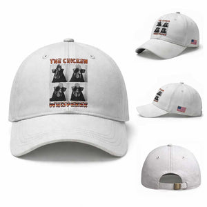 Funny Farm Animal Gift Baseball Cap The Chicken Whisperer TS12 Baseball Cap Universal Fit White Print Your Wear