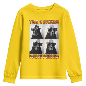 Funny Farm Animal Gift Youth Sweatshirt The Chicken Whisperer TS12 Daisy Print Your Wear