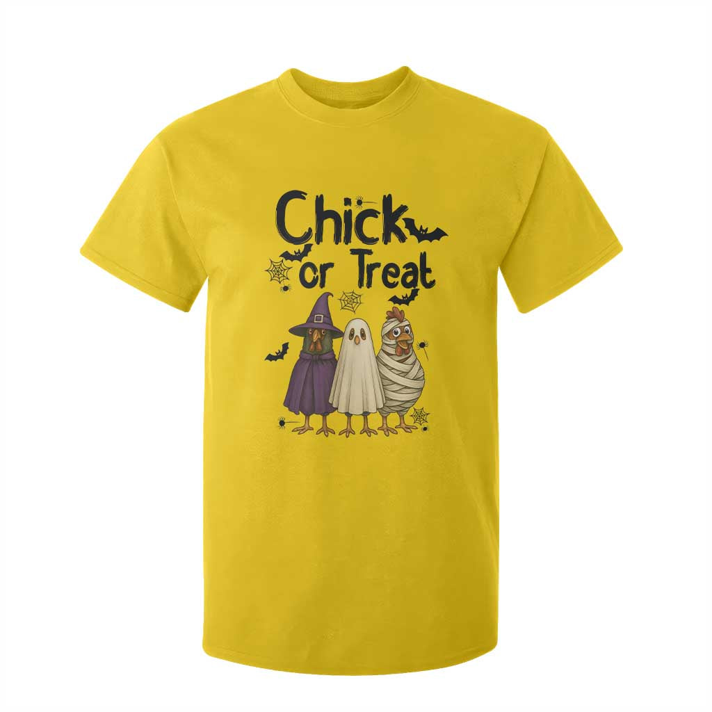 Funny Halloween Chicken T Shirt For Kid Chick Or Treat Spooky Gift TS12 Daisy Print Your Wear