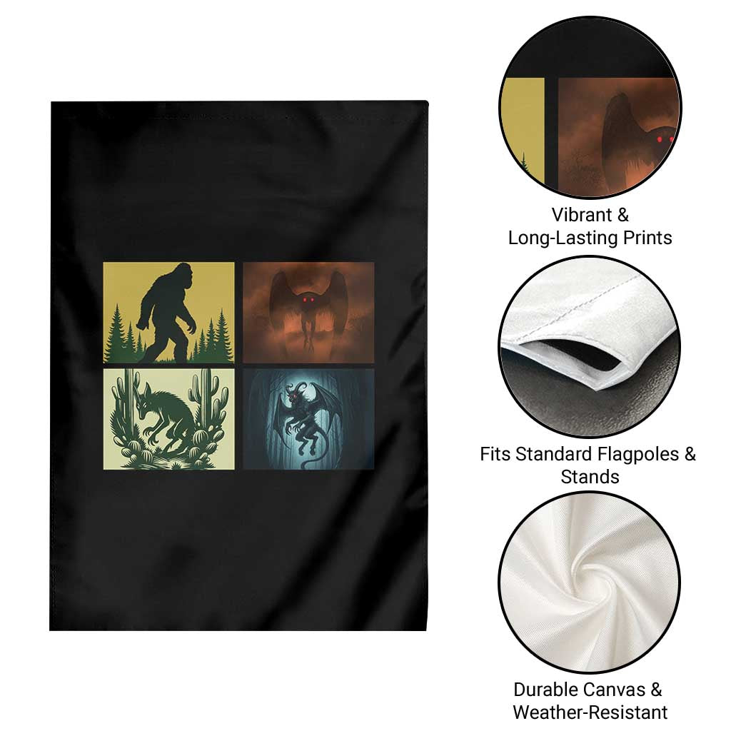 Mothman Bigfoot Chupacabra Jersey Devil Garden Flag Cryptid Legends Gift TS12 Print Your Wear