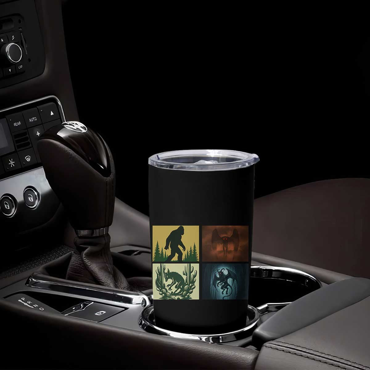 Mothman Bigfoot Chupacabra Jersey Devil Tumbler Cup Cryptid Legends Gift TS12 Print Your Wear