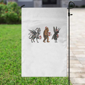 Christmas Cryptid Gift Garden Flag Bigfoot Jersey Devil Mothman Santa TS12 Print Your Wear