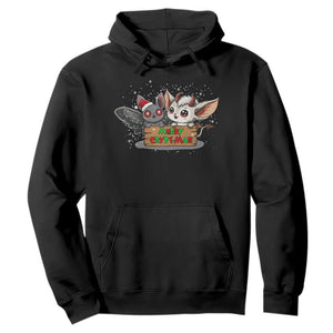 Mothman And Jersey Devil Hoodie Merry Cryptmas Funny Holiday Gift TS12 Black Print Your Wear