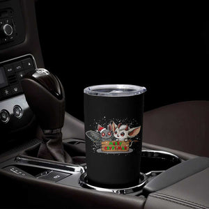 Mothman And Jersey Devil Tumbler Cup Merry Cryptmas Funny Holiday Gift TS12 Print Your Wear
