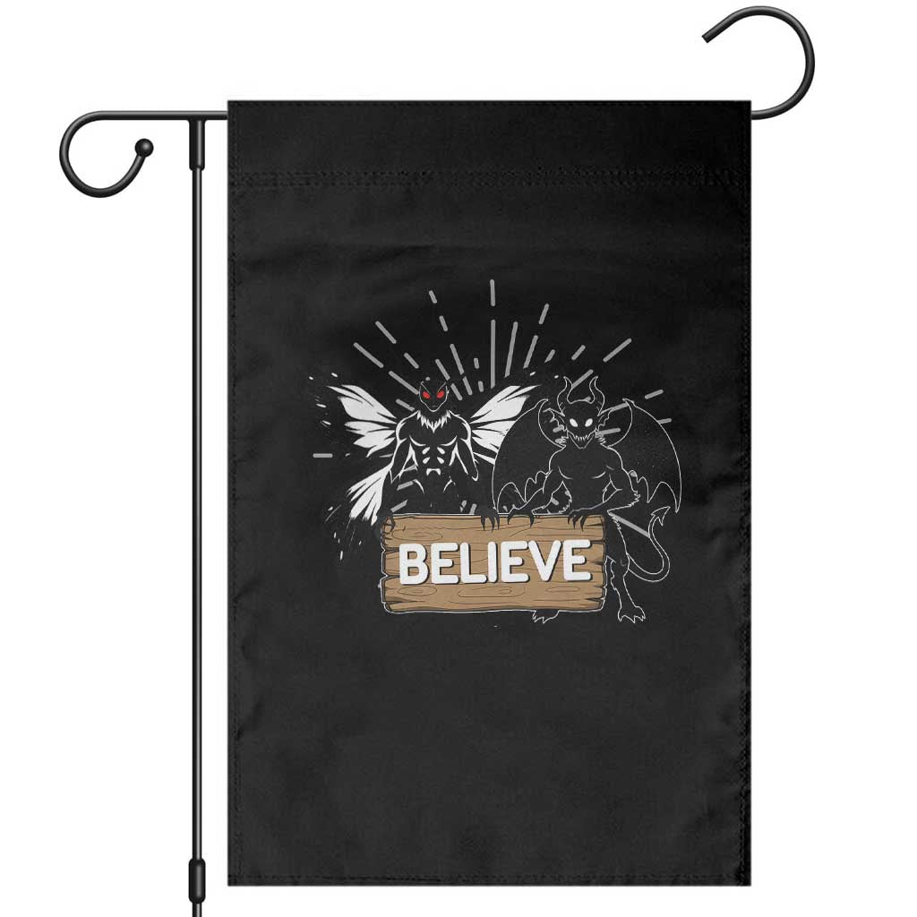 Mothman Jersey Devil Garden Flag Believe Cryptid Folklore Gift TS12 Black Print Your Wear