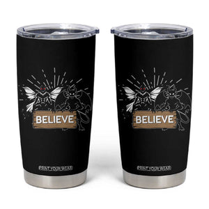 Mothman Jersey Devil Tumbler Cup Believe Cryptid Folklore Gift TS12 Black Print Your Wear