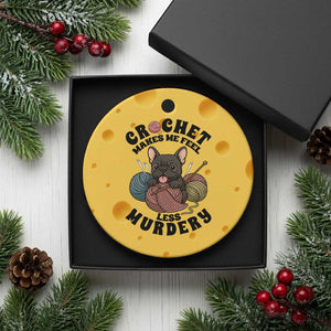 French Bulldog Ceramic Ornament Crochet Makes Me Feel Less Murdery TS12 1pc Yellow Cheese Print Your Wear