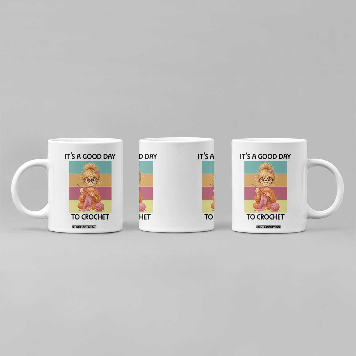Its A Good Day To Crochet Coffee Mug Crochet Mom Gift TS12 Print Your Wear