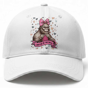 Funny Bigfoot Knitting Baseball Cap Knitter In The Wild TS12 Print Your Wear