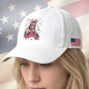 Funny Bigfoot Knitting Baseball Cap Knitter In The Wild TS12 Print Your Wear