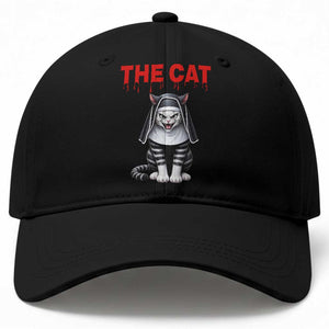 Scary Nun Cat Baseball Cap Creepy Horror Halloween Spooky Kitty