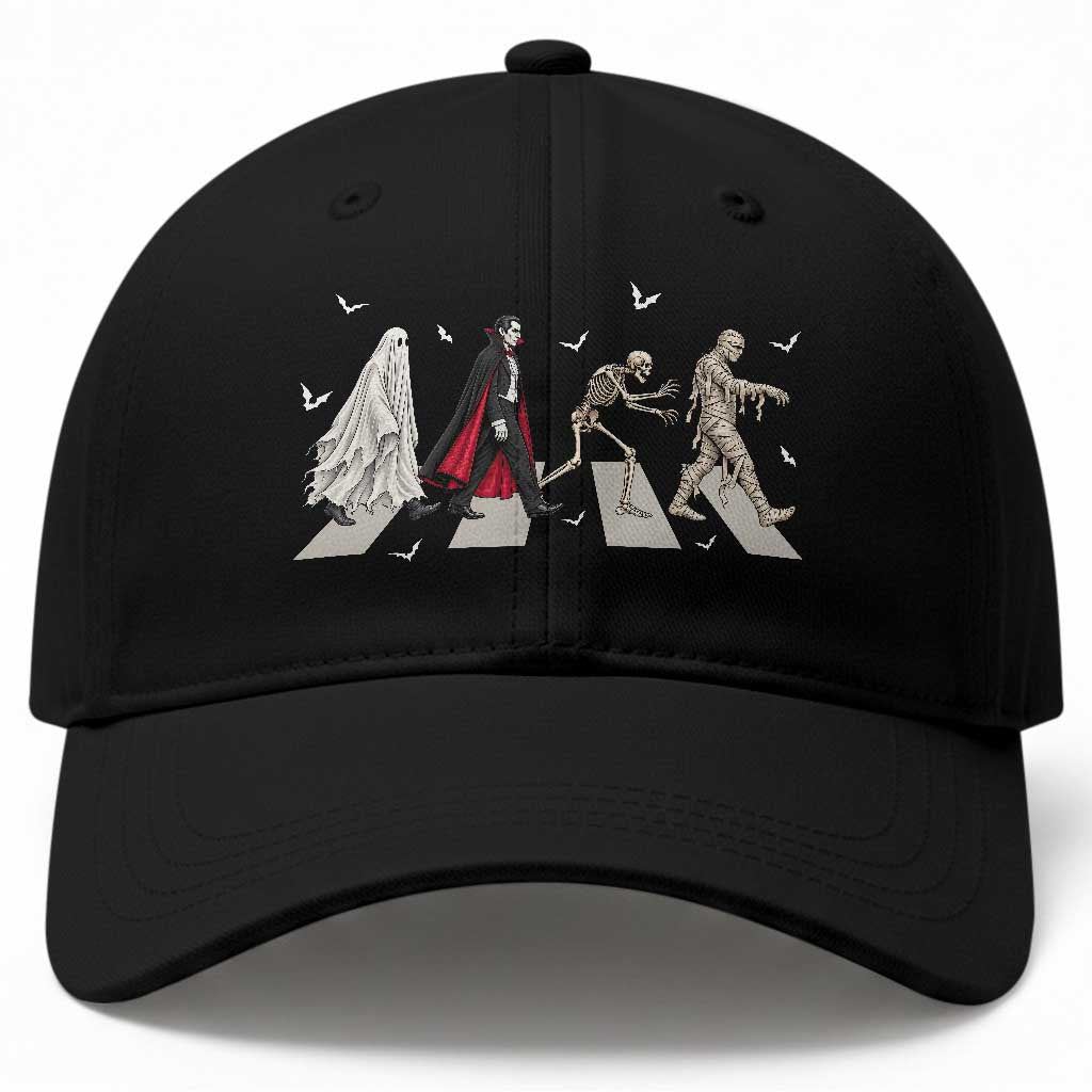 Halloween Monsters Ghost Vampire Skeleton Mummy Baseball Cap Spooky Horror