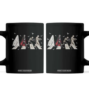Halloween Monsters Ghost Vampire Skeleton Mummy Coffee Mug Spooky Horror