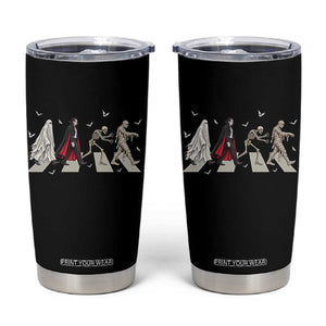 Halloween Monsters Ghost Vampire Skeleton Mummy Tumbler Cup Spooky Horror
