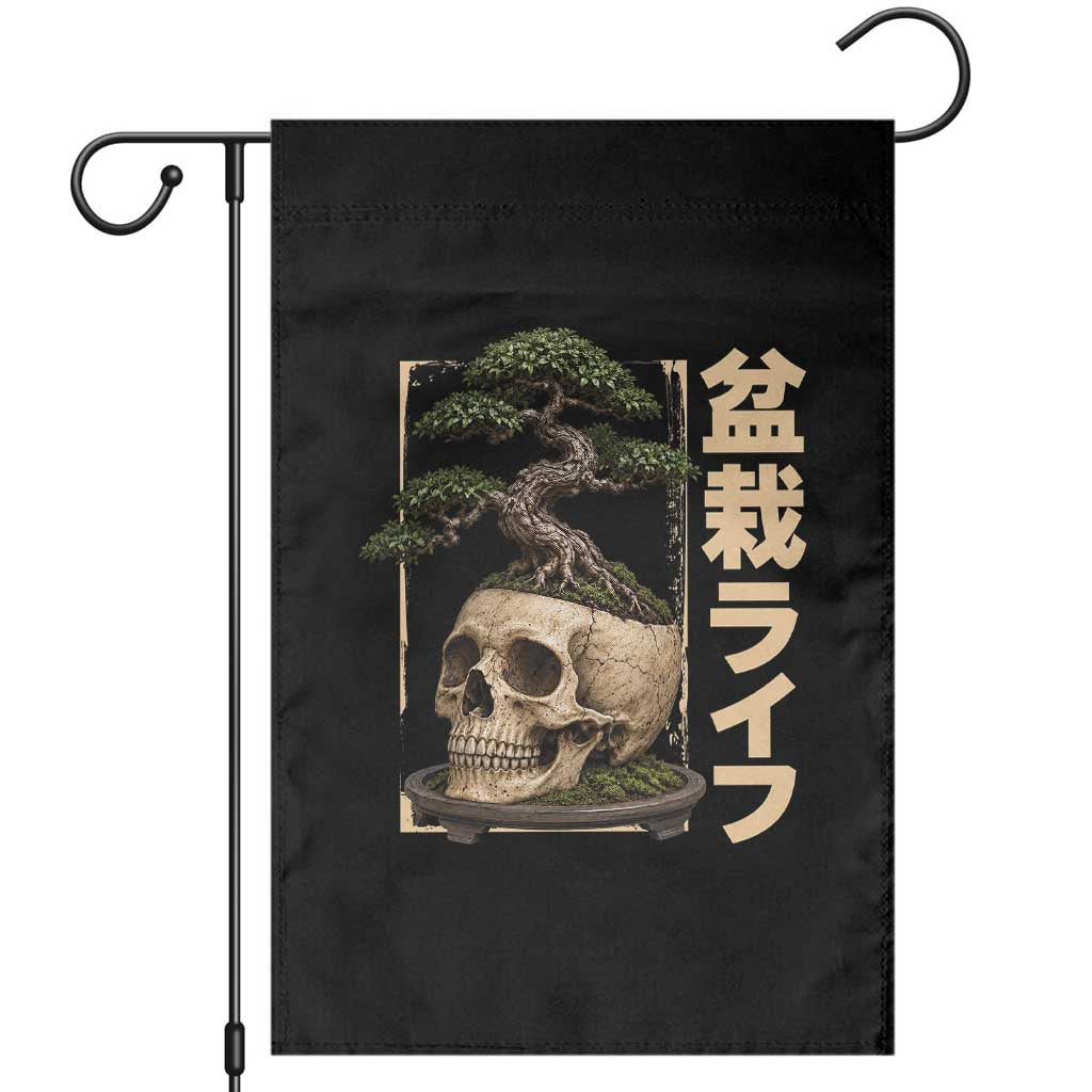 Vintage Japanese Bonsai Skull Planter Garden Flag Gothic Crossover Tree Bonsai Life