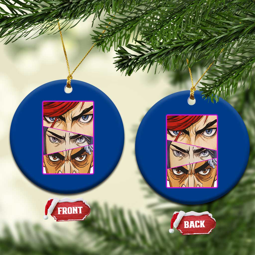 Futuristic Legends Anime Eyes Ceramic Ornament Gift For League Gamer Fans TS12 1pc Blue Print Your Wear