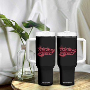 Mid Or Feed Holographic Witch Hat Tumbler With Handle Funny Game Lover Gift TS12 Print Your Wear