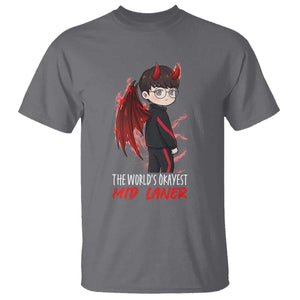 Worlds Okayest Mid Laner T Shirt Funny Gift For Gamer TS12 Charcoal Print Your Wear