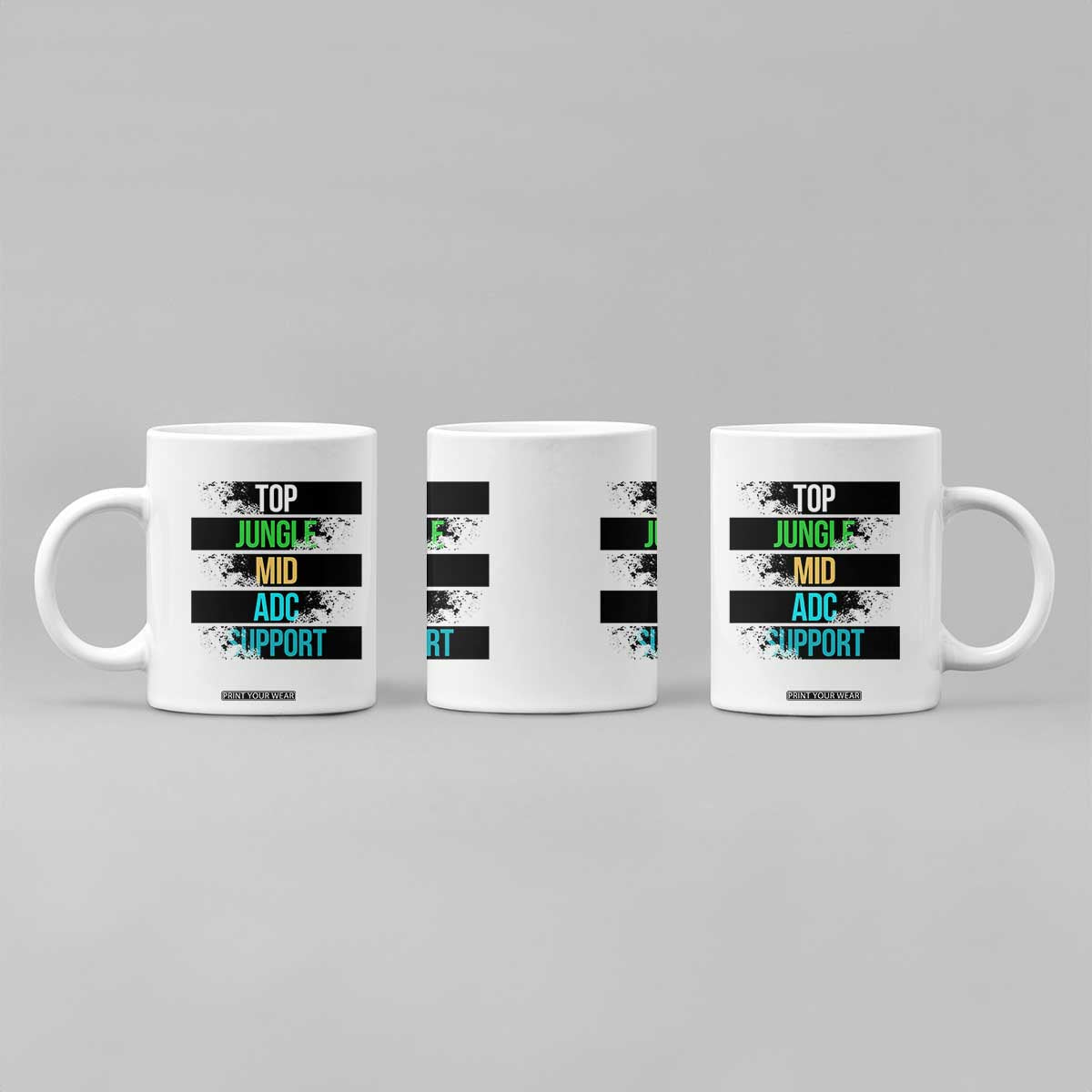 Gaming Humor 5 Roles Coffee Mug Quote For Gamer Lovers TS12 Print Your Wear
