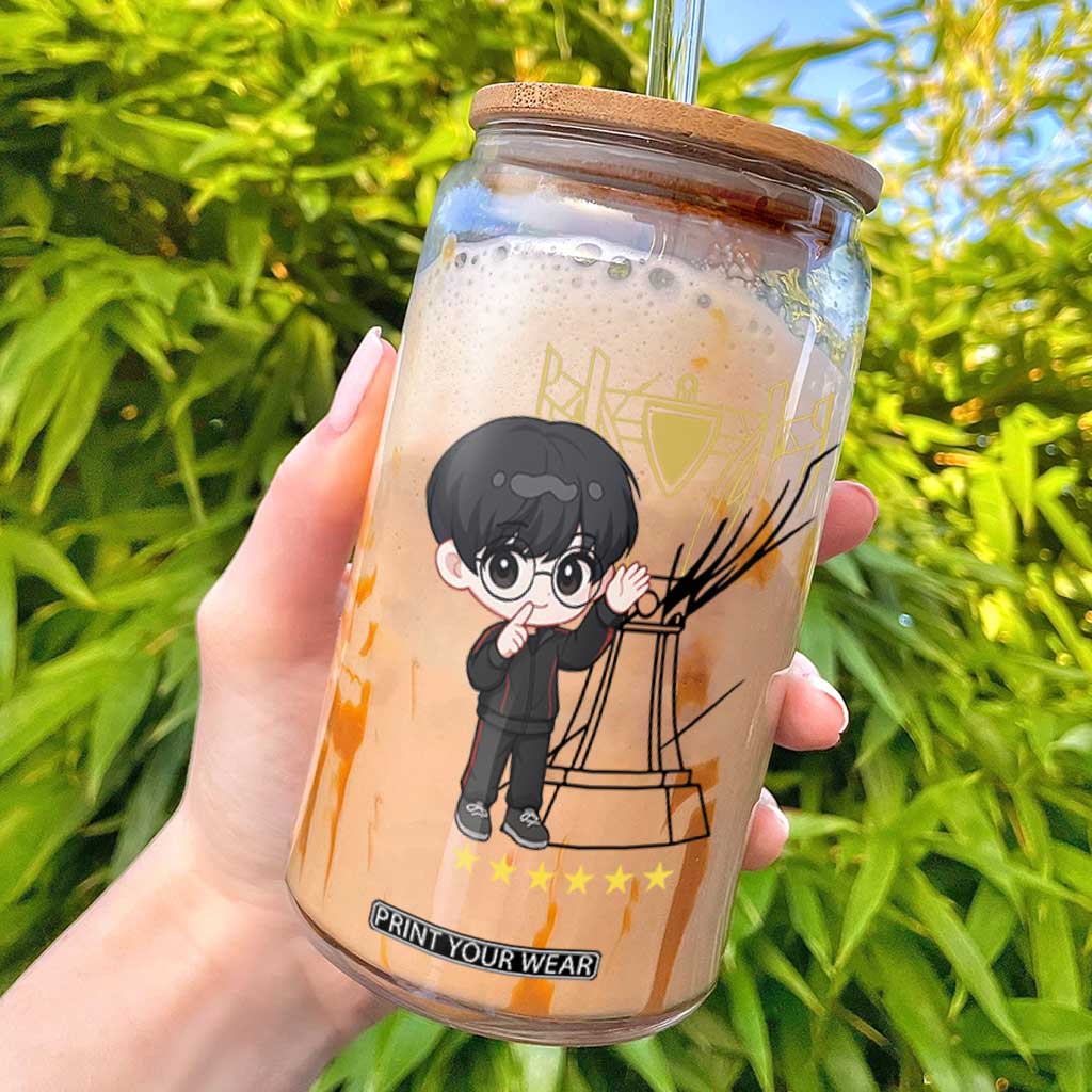 Mid Lane Master Gamer Glass Can Gift For Esports Fan TS12 White Print Your Wear