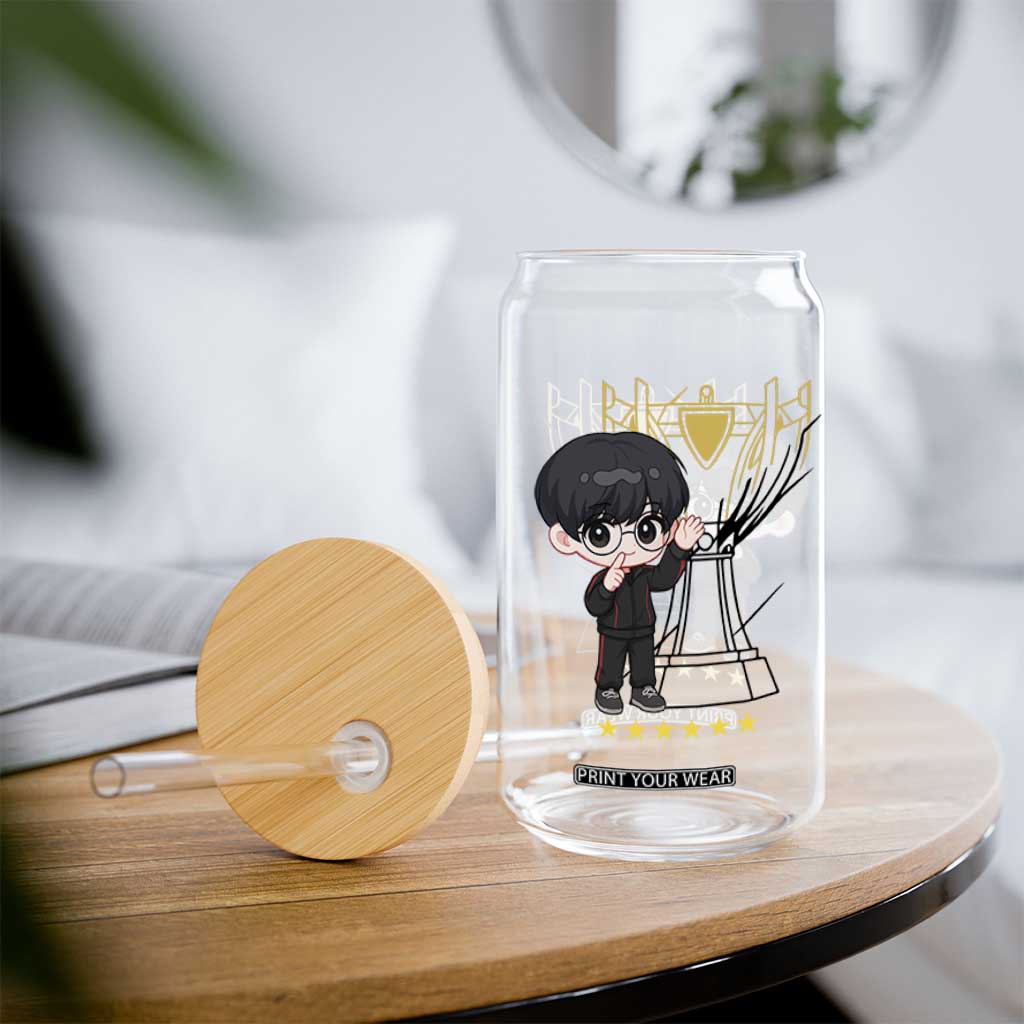 Mid Lane Master Gamer Glass Can Gift For Esports Fan TS12 Print Your Wear