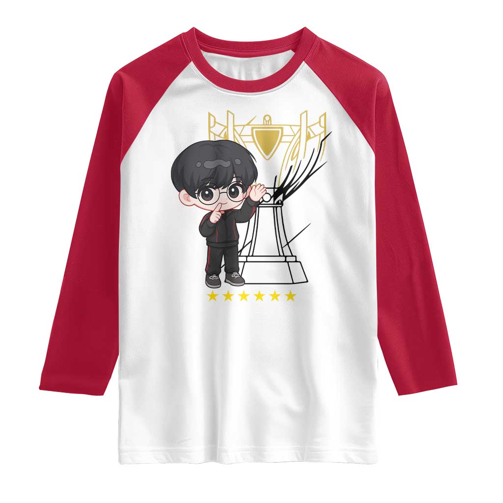 Mid Lane Master Gamer Raglan Shirt Gift For Esports Fan TS12 White Red Print Your Wear