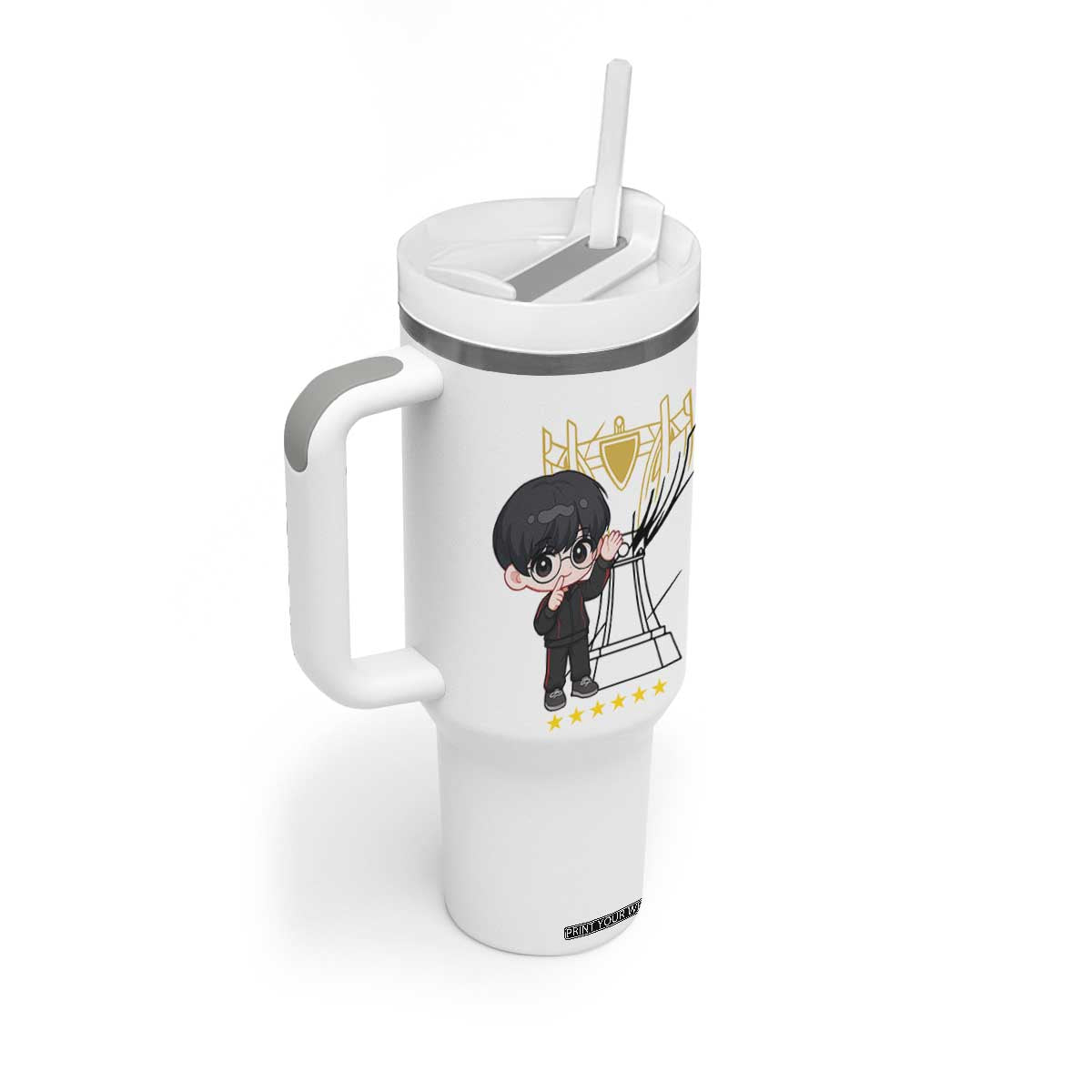 Mid Lane Master Gamer Tumbler With Handle Gift For Esports Fan TS12 Print Your Wear