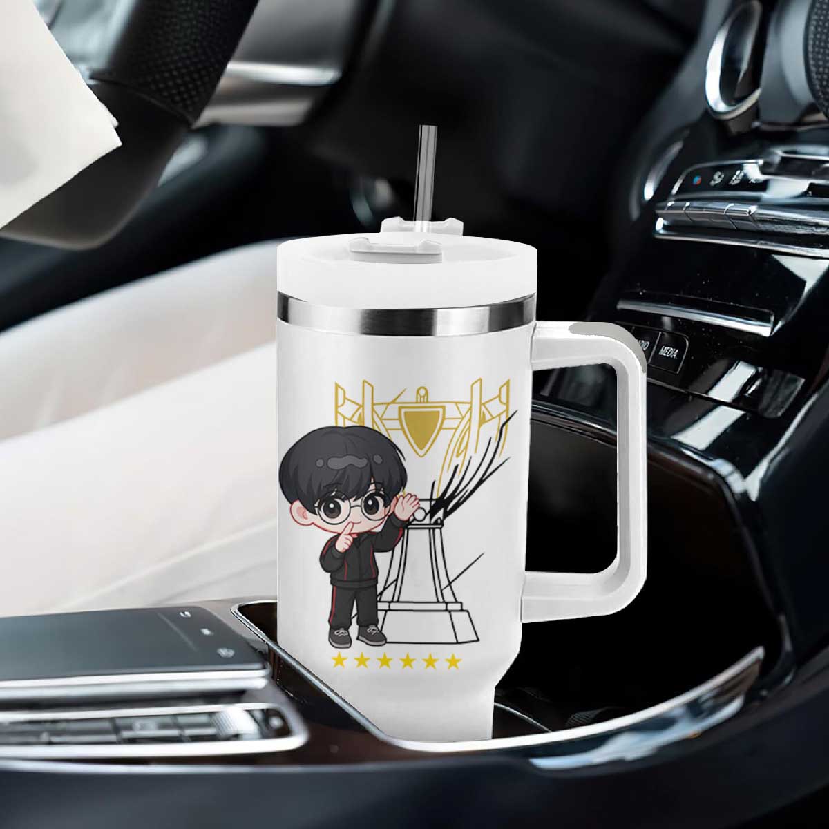 Mid Lane Master Gamer Tumbler With Handle Gift For Esports Fan TS12 Print Your Wear