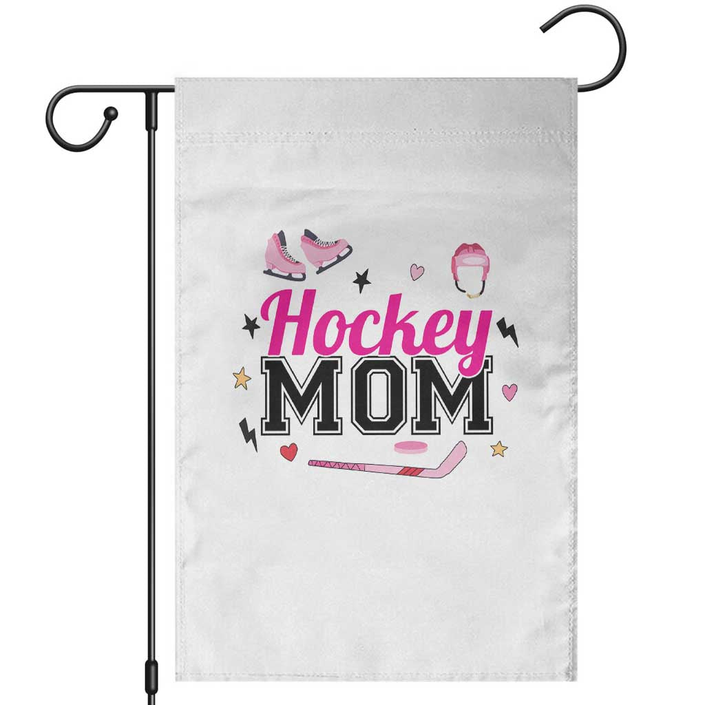 Proud Hockey Mom Garden Flag Ice Hockey Supporter Gift TS12 White Print Your Wear