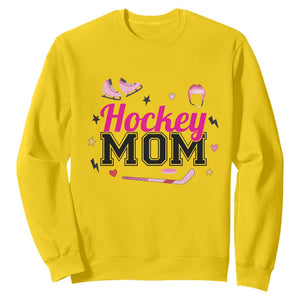 Proud Hockey Mom Sweatshirt Ice Hockey Supporter Gift TS12 Daisy Print Your Wear