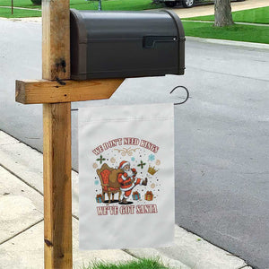 No Kings Only Santa Garden Flag Funny Christmas Parody Gift TS12 Print Your Wear