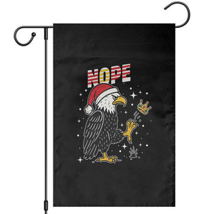 Funny Eagle No Kings In America Christmas 2025 Garden Flag TS12 Black Print Your Wear