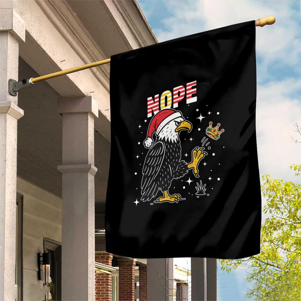 Funny Eagle No Kings In America Christmas 2025 Garden Flag TS12 Print Your Wear