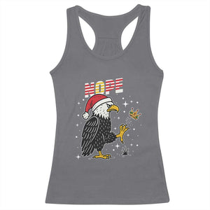 Funny Eagle No Kings In America Christmas 2025 Racerback Tank Top TS12 Charcoal Print Your Wear