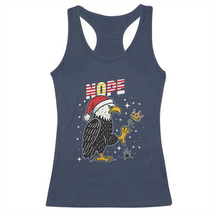 Funny Eagle No Kings In America Christmas 2025 Racerback Tank Top TS12 Navy Print Your Wear